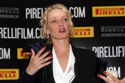 Una imagen de archivo de la actriz Uma Thurman.