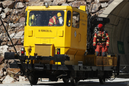 Adif prueba los protocolos de autoprotección de los túneles. RAMIRO