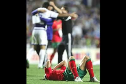 Los portugueses no ocultaron la gran decepción sufrida al perder la Eurocopa en casa.