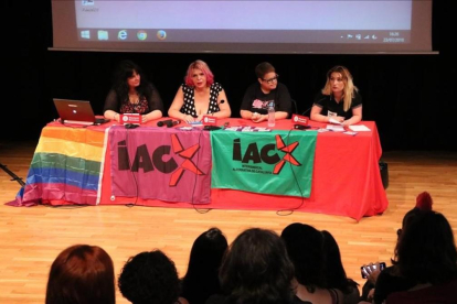 Imagen de la presentación de la Sección Sindical de la IAcCde las trabajdoras sexuales.  /