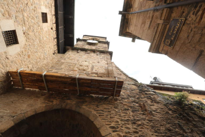 Fachada sur de la Torre del Reloj de Ponferrada. ANA F. BARREDO