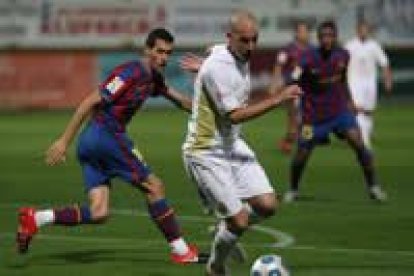 Partido de Copa entre la Cultural y el Barça