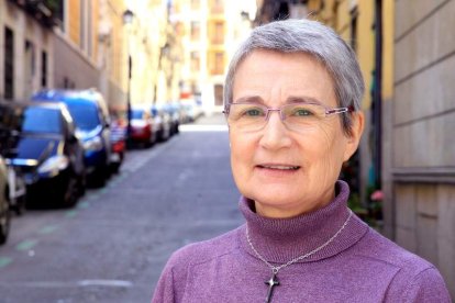 La misionera leonesa María Jesús Pérez. NICO RODRÍGUEZ