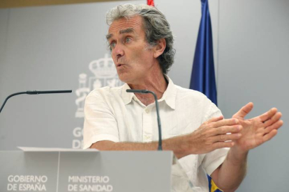 El director del Centro de Alertas y Emergencias Sanitarias, Fernando Simón. KIKO HUESCA