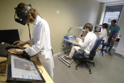 El Hospital implantó en 2019 la realidad virtual para formar a sus residentes. MARCIANO PÉREZ
