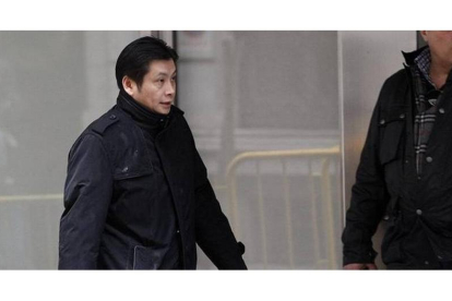El empresario chino Gao Ping llegada a la Audiencia Nacional el pasado marzo.