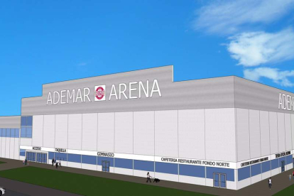 Así imagina el club el futuro Ademar Arena. DL