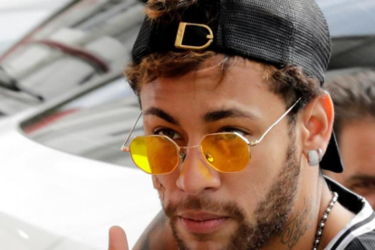 Neymar el pasado 23 de diciembre en Brasil
