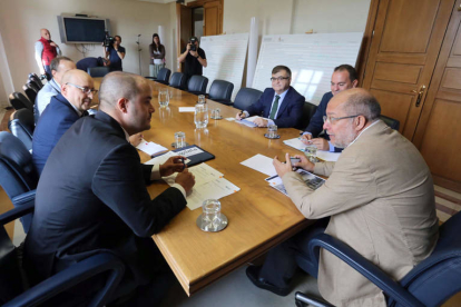 El vicepresidente Igea se reunió con autoridades de Zamora y promotores del proyecto. Rubén Cacho