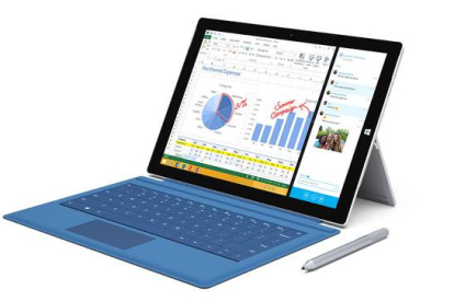 La tableta Surface Pro 3 de Microsoft.