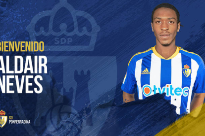 Aldair Neves, nuevo jugador de la Deportiva. SDP
