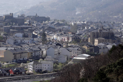 Vista general del conjunto histórico de Villafranca del Bierzo. AFB