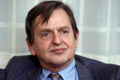 El primer ministro Olof Palme. TOBBE GUSTAVSSON