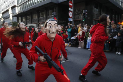 Desfile de Carnaval en León. FERNANDO OTERO