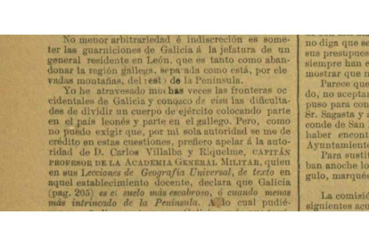 El 13 de abril de 1893 salió publicado el término País Leonés en ‘La Unión Católica’, firmado por Leopoldo Pedreira.
