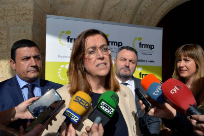 La presidenta de la Federación Regional de Municipios y Provincias de Castilla y León, Ángeles Armisén. A ÁLVAREZ
