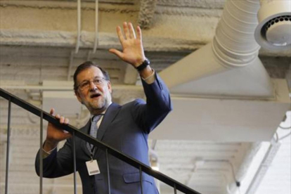 El presidente en funciones, Mariano Rajoy, el pasado martes.