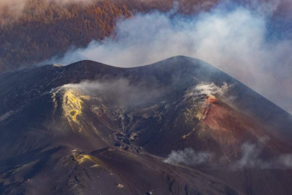 Imagen del volcán de cumbre Vieja. MIGUEL CALERO