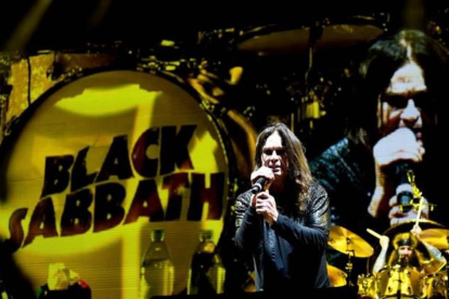 Ozzy Osbourne, en el concierto de Black Sabbath en Los Ángeles, una de las citas de la gira 'The End'.
