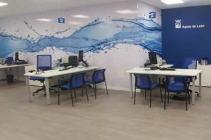 Oficinas de Aguas de León. DL