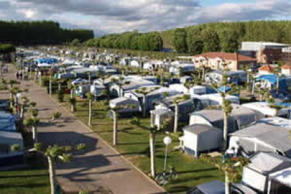 Parte del aumento de la población se registra en los campings de la provincia.