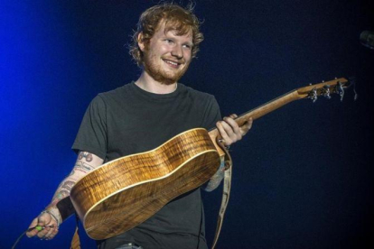 Ed Sheeran, en el Sant Jordi Club, en noviembre del 2014.