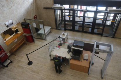 Interior de las instalaciones de los juzgados de León. RAMIRO