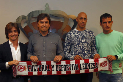 José Manzanera, Edu Docampo, José Manuel Erdozain ‘Came’ e Íñigo Valencia. FERNANDO OTERO