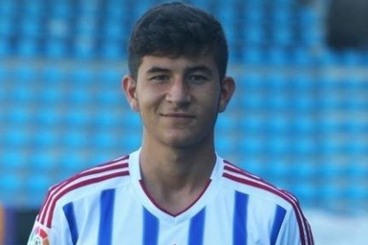 Saúl Crespo, jugador de la Deportiva Ponferradina. DL