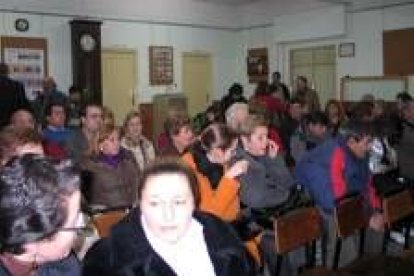 Un momento de la asamblea, que congregó a numerosas personas
