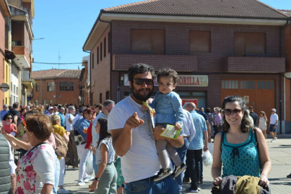 Feria del pimiento de Fresno de la Vega, en la jornada del domingo. J. NOTARIO