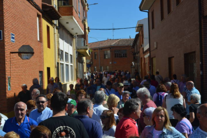 Feria del pimiento de Fresno de la Vega, en la jornada del domingo. J. NOTARIO