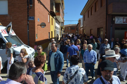 Feria del pimiento de Fresno de la Vega, en la jornada del domingo. J. NOTARIO