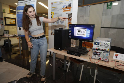 Irene Pérez Riega propone dos aplicaciones para poder hacer prácticas de laboratorio a distancia con baterías. Ha llamado a sus sistema XTILLA en honor a su pueblo Portilla de la Reina. RAMIRO