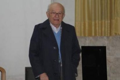 Eutimio Martino, en el Instituto Bíblico y Oriental de Cistierna