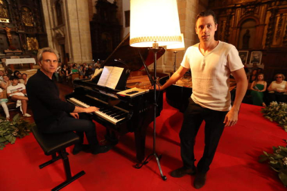 Pedro Halffter y Eduardo Frías, durante la edición de 2019. BARREDO