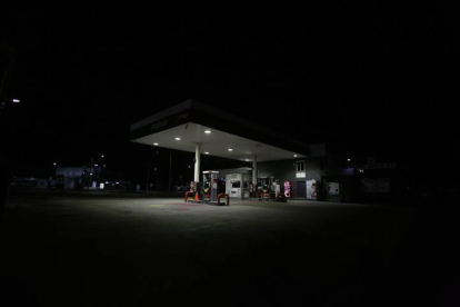 Vista de una gasolinera. CARLOS RAFAEL LEMOS