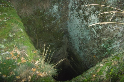 Imagen de un pozo en la sierra del Teleno.
