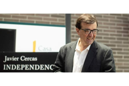 Javier Cercas, en la lista negra de la cultura catalana por no abrazar las tesis nacionalistas. MARTA PÉREZ