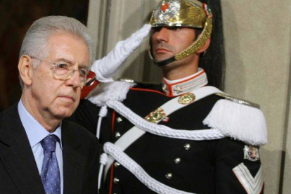El presidente del Gobierno de Italia designado, Mario Monti.