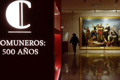 La sede de las Cortes de Castilla y León exhiben ‘Comuneros: 500 años’. NACHO GALLEGO