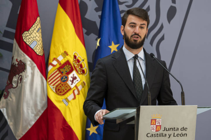 El vicepresidente de la Junta de Castilla y León, Juan García-Gallardo. R. GARCÍA