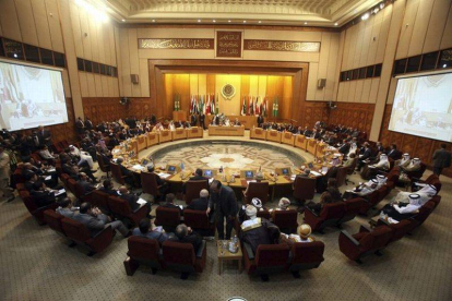 Reunión de la Liga Árabe sobre Siria en El Cairo.