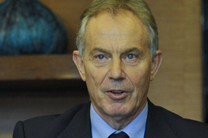 El exprimer ministro británico Tony Blair en una aparición de diciembre del 2013.