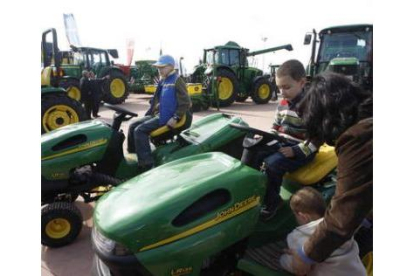 La imagen muestra que todo está ya listo para que la Feria de Febrero abra sus puertas el jueves