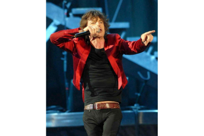 El vocalista de los Rolling Stones, Mick Jagger.