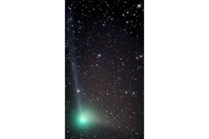 El cometa visto desde el observatorio nacional de EE.UU.