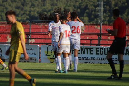 Dorian anotó el gol del triunfo para la Cultural en Calahorra. CYDL
