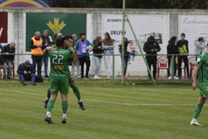 El Atlético Astorga espera rival en Copa tras eliminar al Andorra el pasado miércoles. FERNANDO OTERO
