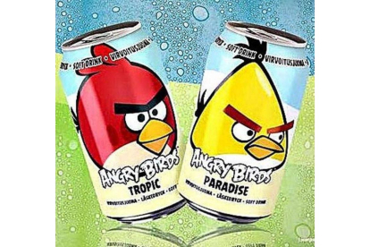 Los refrescos de Angry Birds.